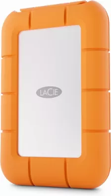 Ssd Externo Lacie Stmf1000400 1 Tb, Usb Tipo C, Gris, Naranja
