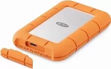 Ssd Externo Lacie Stmf1000400 1 Tb, Usb Tipo C, Gris, Naranja