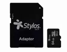 Memoria Stylos Stmsda3b, 64 Gb, Microsd, Negro