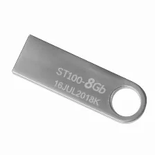 Memoria Usb Stylos Tech, Usb 2.0, 8gb, Plata, Stmusb1b