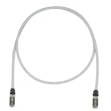 Patchord Panduit Cat6a, 5ft Cat6a, 1.52 M, S/ftp (s-stp), Gris