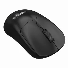 Mouse Optico Stylos Stpmoi7b, 4 Botones, 1600 Dpi, Rf Inalambrico, Recargable, Negro