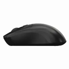 Mouse Optico Stylos Stpmoi7b, 4 Botones, 1600 Dpi, Rf Inalambrico, Recargable, Negro
