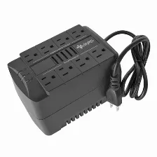 Regulador De Voltaje Stylos Stre650b Re650, 1200va/650w, 8 Contactos, Negro.
