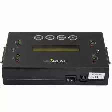 Docking Station Startech.com Clonador Y Borrador Independiente 1:1 Para Memorias Usb Y Unidades De Disco Duro Y Ssd Sata - Con Pantalla Lcd - Taa - Independiente Del Sistema Operativo, Duplicador D...