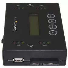 Docking Station Startech.com Clonador Y Borrador Independiente 1:1 Para Memorias Usb Y Unidades De Disco Duro Y Ssd Sata - Con Pantalla Lcd - Taa - Independiente Del Sistema Operativo, Duplicador D...