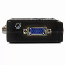 Juego De Conmutador Kvm Startech (sv211kusb) De 2 Puertos Con Todo Incluido, Usb, Audio Y Vídeo Vga