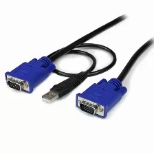 Cables Para Kvm Startech.com 4.6 M, Usb A + Vga, Vga