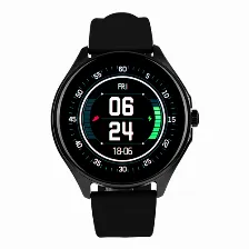 Smart Watch Vorago Sw-505 Touch, Microfono, Altavoz, Frecuencia Cardiaca, Bluetooth, Banda Negro