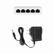 Switch Steren Swi-005 Rj-45 5, Fast Ethernet (10/100), Blanco