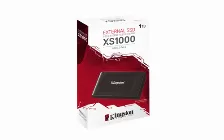 Ssd Externo Kingston Xs1000 1tb, Lectura 1050 Mb/s, Escritura 1000 Mb/s, Usb Tipo C, 3.2 Gen 2, Negro