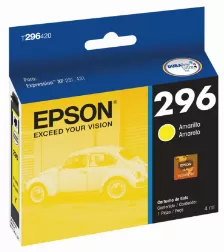 Cartucho De Tinta Epson T296420 Original, Amarillo, 4 Ml