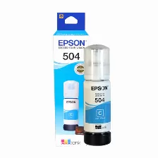 Botella De Tinta Epson T504220-al, Azul, Epson, Azul, Blanco, 1 Pieza(s)