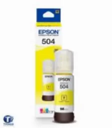 Botella De Tinta Epson 504 Amarillo (t504420-al) 70ml, Para L4150, L4160, L6161, L6171 Original