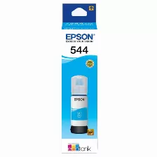 Botella De Tinta Epson T544 Cian, 70 Ml