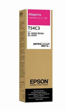 Botella De Tinta Epson C13t54c320 Magenta, 70 Ml, Compatibilidad Surelab Sl-d500