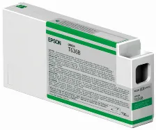 Cartucho De Tinta Epson Singlepack Green T636b00 Ultrachrome Hdr 700 Ml Original, Verde, 700 Ml