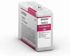 Cartucho De Tinta Epson T8503 Original, Magenta Vivo, 80 Ml