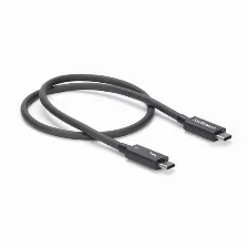 Cable Thunderbolt Startech.com 0.5 M V. 3, 40 Gbit/s, Negro