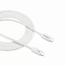 Cable Thunderbolt Startech.com 2 M V. 3, 20 Gbit/s, Blanco