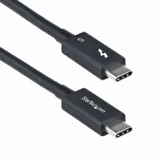 Cable Thunderbolt Startech.com 0.8 M V. 5, 80 Gbit/s, Negro
