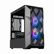 Gabinete Cooler Master Td300 Mesh Mini Tower Con Ventana, 2x Vent. Argb, Negro