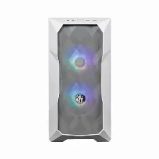 Gabinete Cooler Master Td300 Mesh Mini Torre Con Ventana, 2x Vent. Argb, Blanco