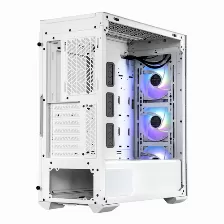 Gabinete Cooler Master Masterbox Td500 Mesh V2, Midi-tower Con Ventana, 3x Vent. Argb, Blanco
