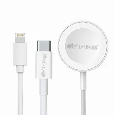 Cargador Dbugg Ti0db-01 Smartphone, Reloj Inteligente, Interior, 1usb-c, Blanco