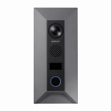 Videoportero Hanwha Tid-600r Alámbrico, Negro