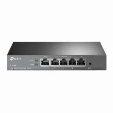 Router Balanceador Tp-link Tl-r470t 5puertos 10/100 Mbit/s 1wan 1 Wan/lan 3lan Vpn