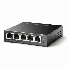 Switch Tp-link Tl-sf1005lp No Administrado, Rj-45 5, Fast Ethernet (10/100), 4 Poe, Negro