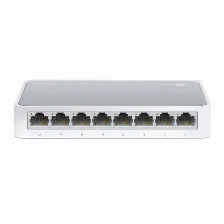 Switch Tp-link Tl-sf1008d, 8 Puertos, No Administrable, 10/100 Mbps, Color Blanco