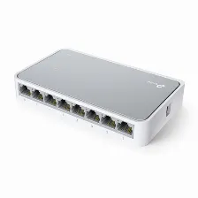 Switch Tp-link Tl-sf1008d, 8 Puertos, No Administrable, 10/100 Mbps, Color Blanco