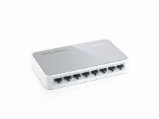 Switch Tp-link Tl-sf1008d, 8 Puertos, No Administrable, 10/100 Mbps, Color Blanco