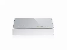 Switch Tp-link Tl-sf1008d, 8 Puertos, No Administrable, 10/100 Mbps, Color Blanco