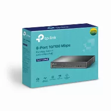 Switch Tp-link Tl-sf1008lp No Administrado, Rj-45 8, Fast Ethernet (10/100), 4 Poe, Negro