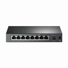 Switch Tp-link De 8 Puertos Tl-sf1008p 8x Puertos Rj45 De 10/100 Mbps 4x Puertos Poe+ 66w