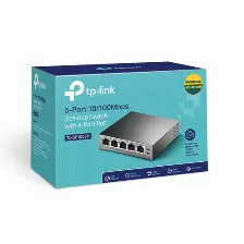Switch Tp-link De 8 Puertos Tl-sf1008p 8x Puertos Rj45 De 10/100 Mbps 4x Puertos Poe+ 66w