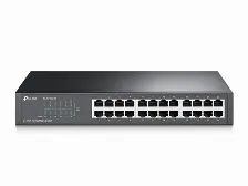 Switch Tp-link De 24 Puertos Rj45 10/100 Mbps No Administrable Para Montaje En Rack