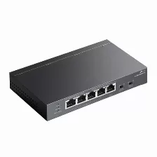 Switch Giga Para Escritorio 5ptos Tp-link 4ptos Poe+ /tl-sg1005p-pd