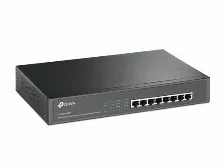 Switch Tp-link Tl-sg1008mp No Administrado, Rj-45 8, Gigabit Ethernet (10/100/1000), (poe +) 8, Negro