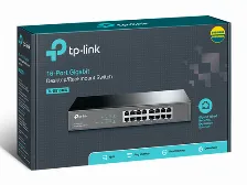 Switch Tp-link 16-port Gigabit Desktop/rackmount Switch, 16 Puertos, 10/100/1000 Mbps, No Administrado