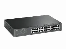 Switch Tp-link Sg1024d, 24 Puertos, Gigabit, 10/100/1000 Mbps, No Administrable, Montable En Rack