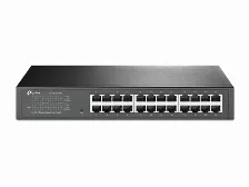 Switch Tp-link Tl-sg1024de Gestionado, L2, Rj-45 24, Gigabit Ethernet (10/100/1000), Negro