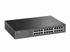 Switch Tp-link Tl-sg1024de Gestionado, L2, Rj-45 24, Gigabit Ethernet (10/100/1000), Negro