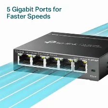 Switch | Tp-link | Tl-sg105e | 5 Puertos | Gigabit | Plug And Play