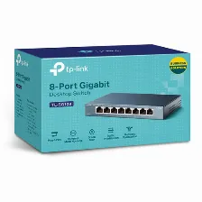 Switch Tp-link Tl-sg108, 8 Puertos, 10/100/1000mbps, No Administrado
