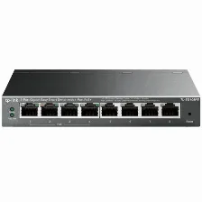 Switch Tp-link 8-port Gigabit Easy Smart Con 4-puertos Poe, (tl-sg108pe)