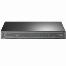Switch Tp-link Tl-sg1210p No Administrado, Rj-45 9, Gigabit Ethernet (10/100/1000), (poe +) 8, Gris